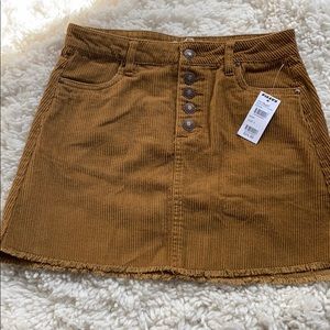 Corduroy skirt